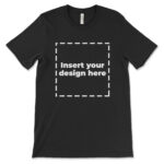 Bella + Canvas Unisex Short Sleeve Jersey T-Shirt custom printed by Hollywood Prints