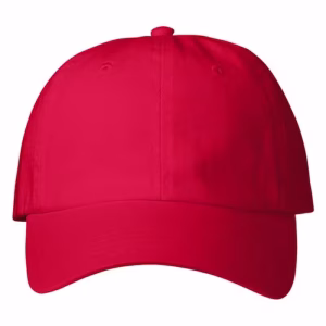 Red Vineyard Vines baseball cap customized with printed design or logo by Hollywood Prints.