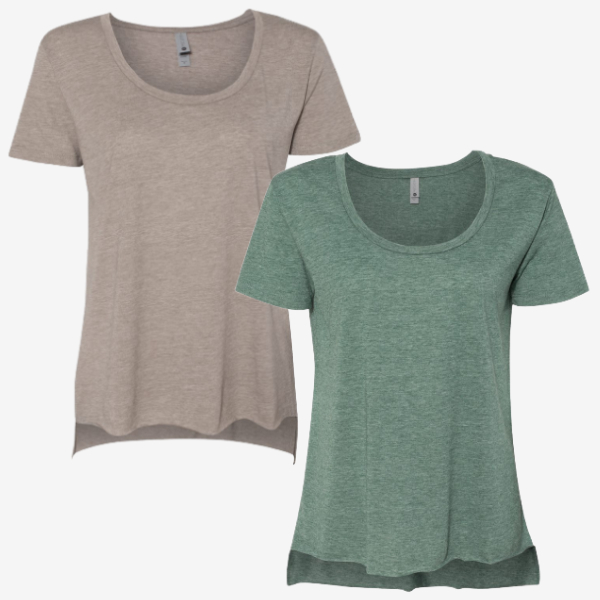 Scooped Neck T-Shirts