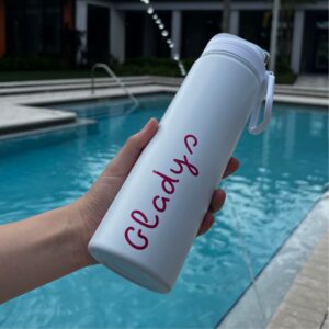 Custom water bottle as seen on the reality tv show.