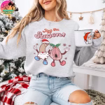 Jizz The Season Funny Christmas Shirt – Naughty Gag Gift custom printed by Hollywood Prints