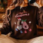 Jizz The Season Funny Christmas Shirt – Naughty Gag Gift custom printed by Hollywood Prints