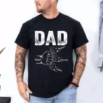 Personalized Dad The Man The Myth The Legend shirt with kids names